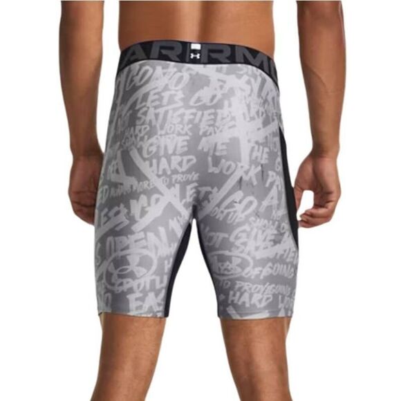 Under Armour Heat Gear Message Compression Shorts -B - Picture 3 of 6